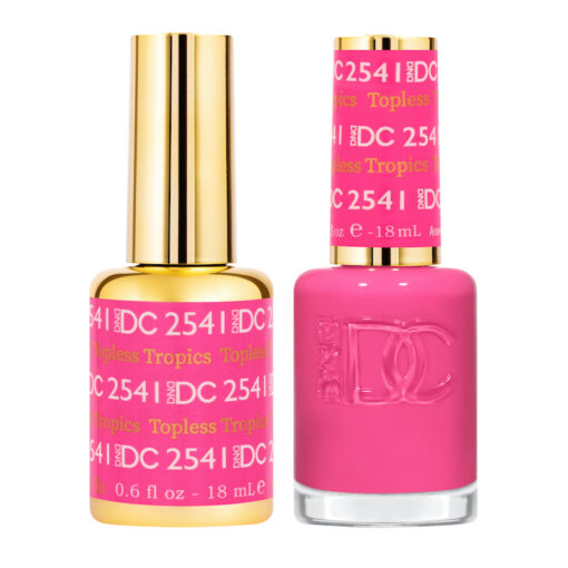 DC Nail Lacquer And Gel Polish, Free Spirit Collection, 2541, Topless Tropics, 0.6oz