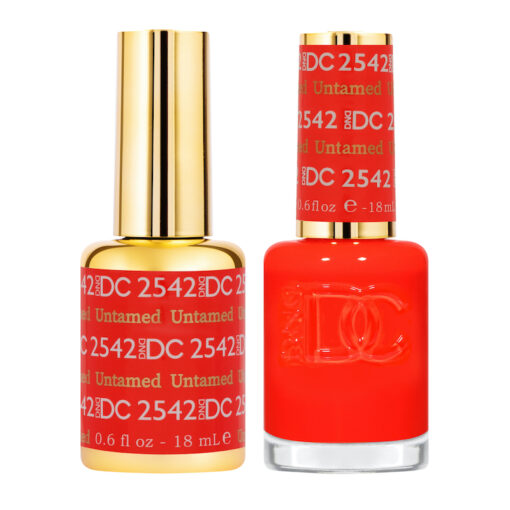 DC Nail Lacquer And Gel Polish, Free Spirit Collection, 2542, Untamed, 0.6oz