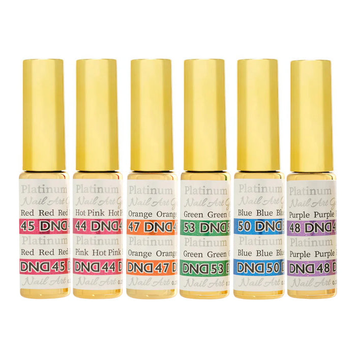 DND Nail Arrt Gel PLATINUM Collection 000 (From 37 To 54)