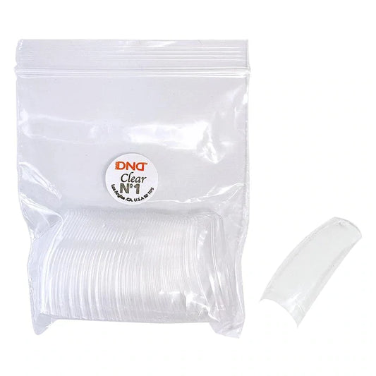 DND Clear Tips #01 (SMALL BAG), 50 pcs/bag, 98873 OK1110LK