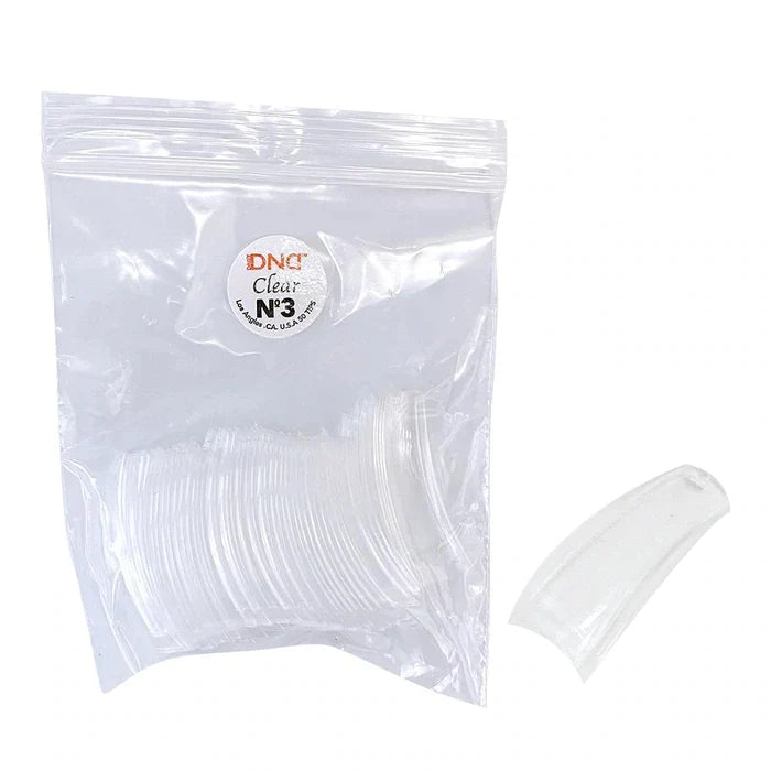 DND Clear Tips #03 (SMALL BAG), 50 pcs/bag, 98875 OK1110LK