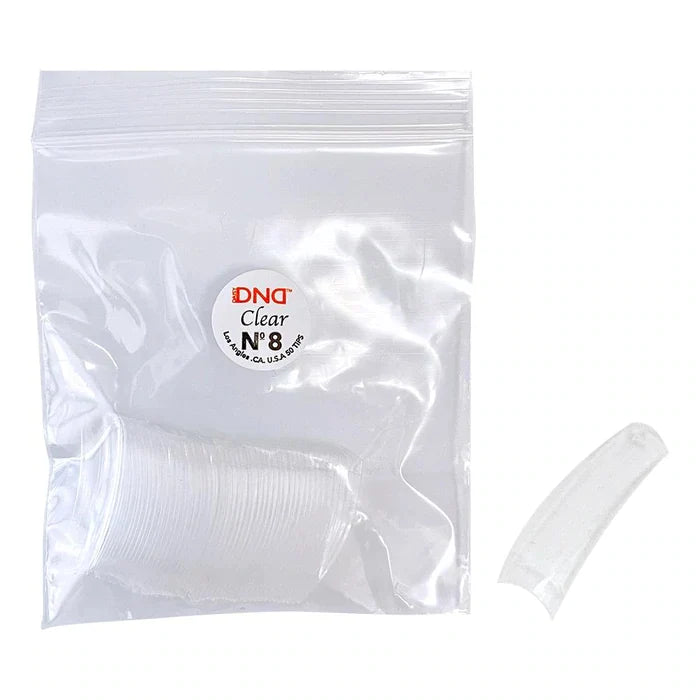 DND Clear Tips #08 (SMALL BAG), 50 pcs/bag, 98880 OK1110LK