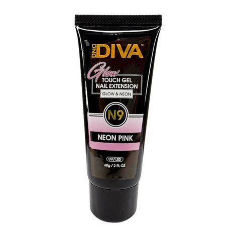 DND Diva 2oz GLOW Touch Gel Collection - N09 Neo Pink