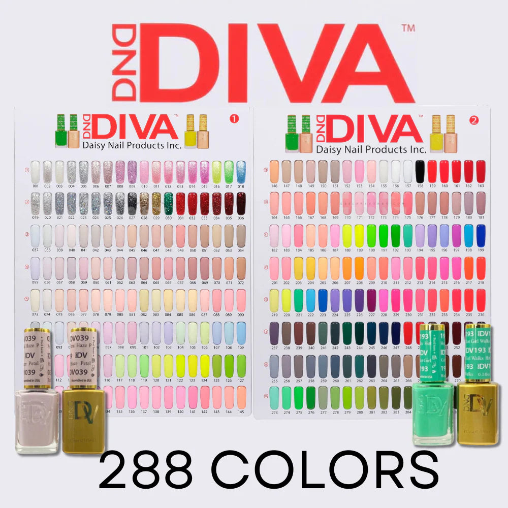 000 DND 0.5oz Duo DIVA, New (From 001 to 290), Color List Note