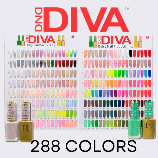 000 DND 0.5oz Duo DIVA, New (From 001 to 290), Color List Note