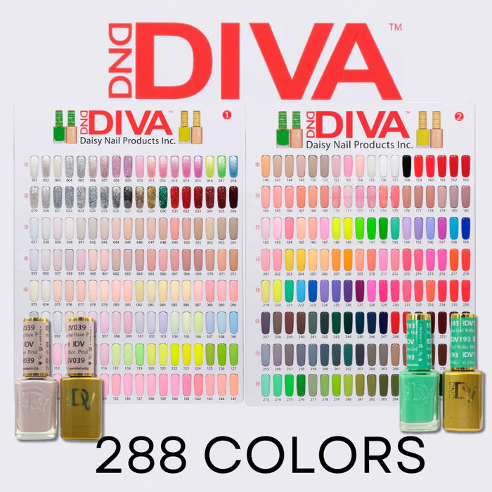 000 DND 0.5oz Duo DIVA, New (From 001 to 290), Color List Note