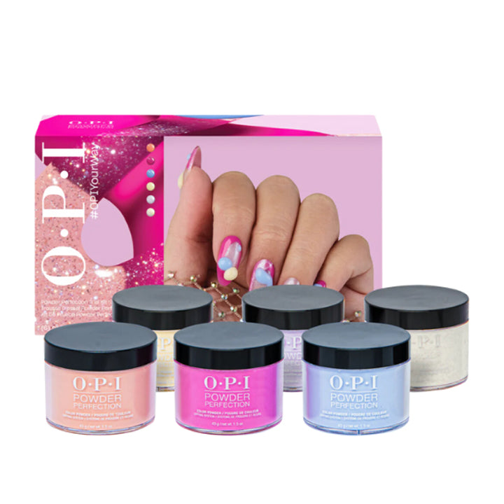 OPI Powder Perfection, Your Way Spring Collection 2024, Full line of 6 colors, 1.5oz