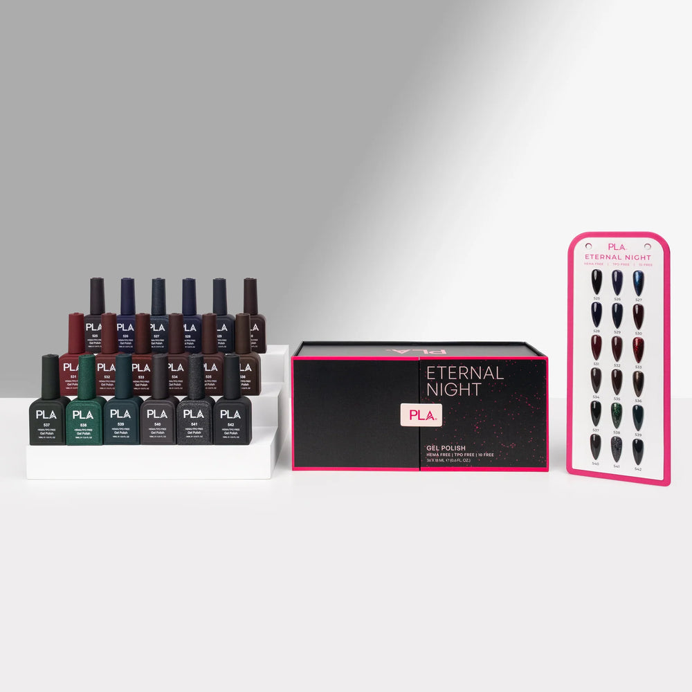 PLA Eternal Night GEL 18ml Collection, Set of 18 Colors (#525 - #542)
