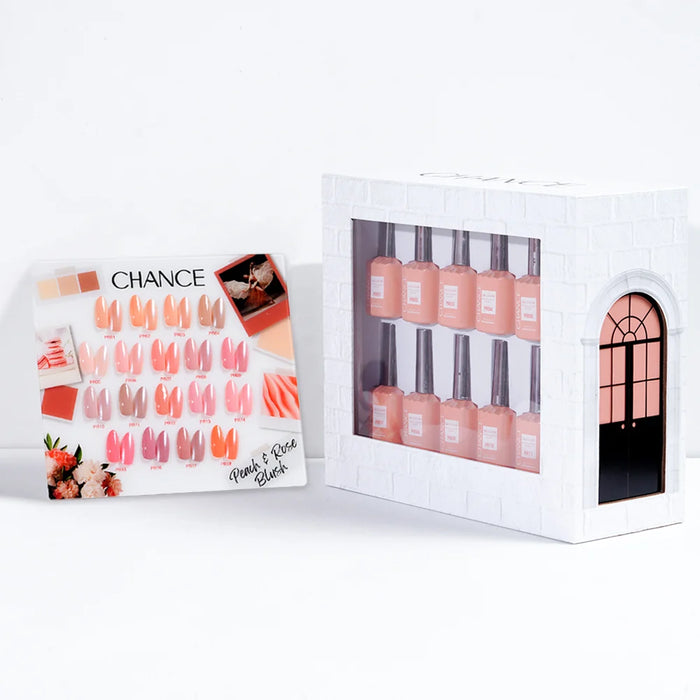 Chance Gel 0.5oz Full Kit (18 Colors) - Peach & Rose Blush - SKU 38017