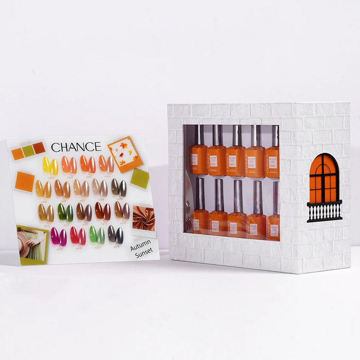 Chance Gel 0.5oz Full Kit (18 Colors) - Autumn Sunset (AS)