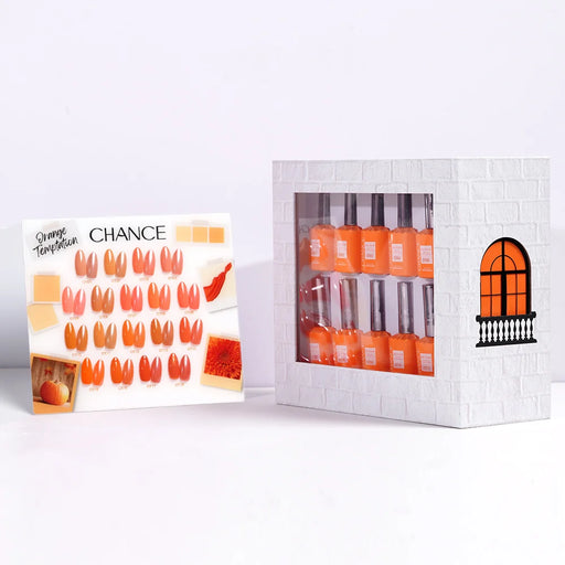 Chance Gel 0.5oz Full Kit (18 Colors) - Orange Temptation (OT)