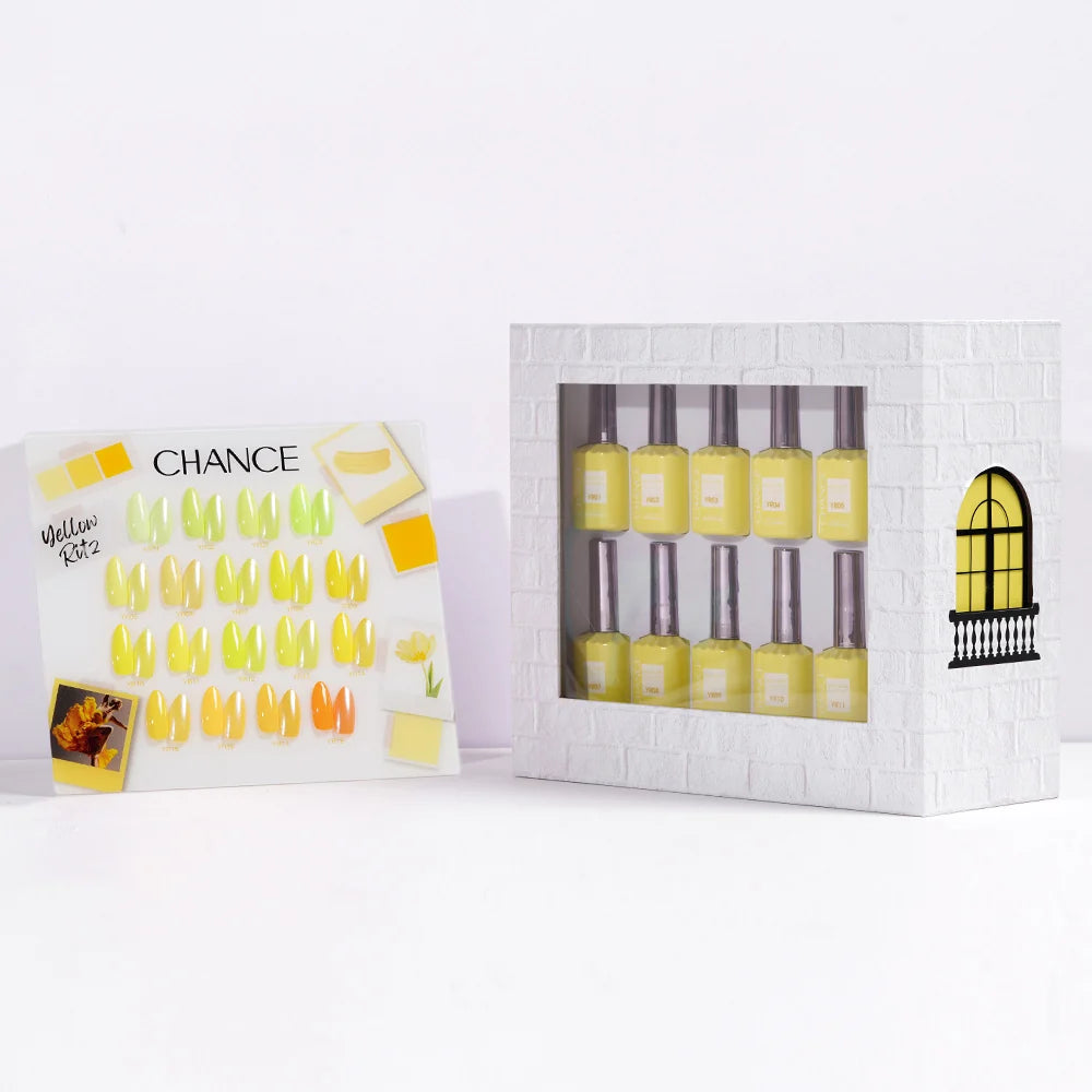 Chance Gel 0.5oz Full Kit (18 Colors) - Yellow Ritz (YR)