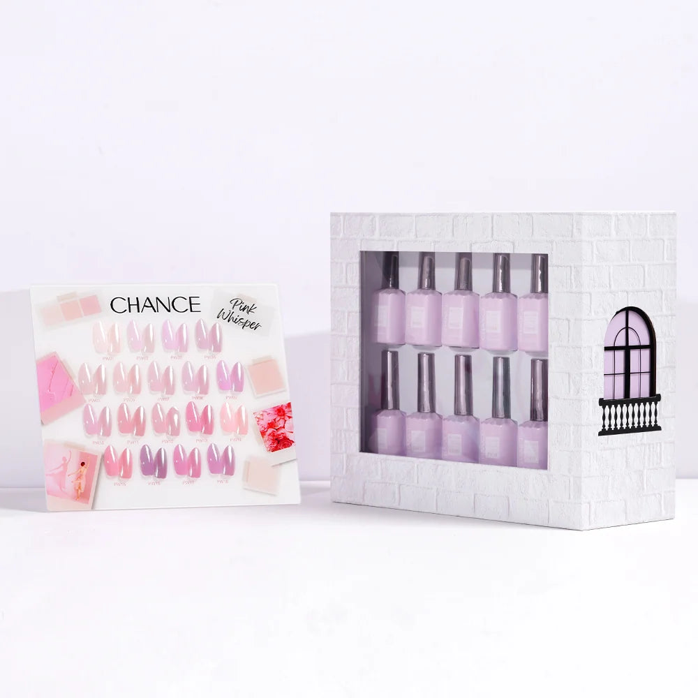 Chance Gel 0.5oz Full Kit (18 Colors) - Pink Whisper (PW)