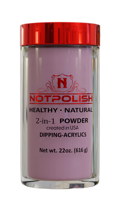 NotPolish Dipping Powder, Dark Pink, 22oz