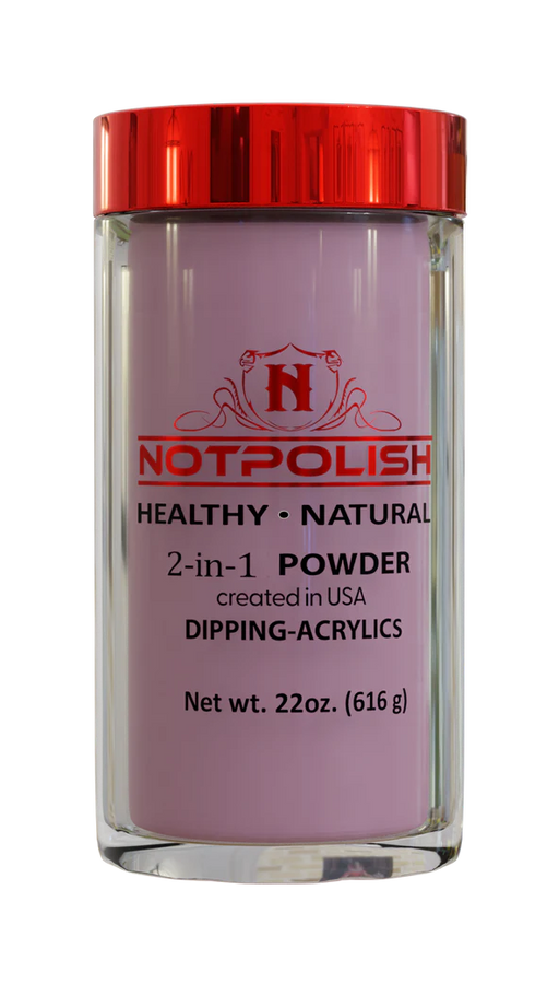 NotPolish Dipping Powder, Dark Pink, 22oz