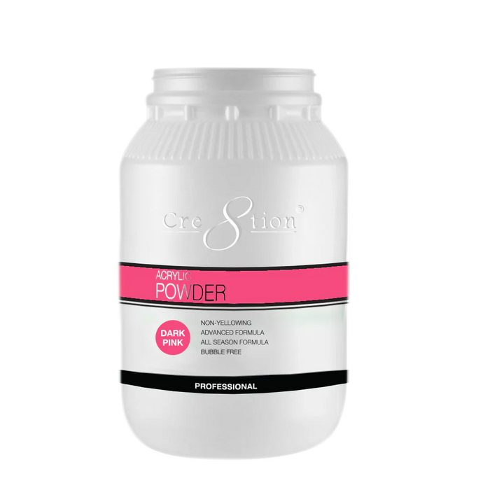 Cre8tion Acrylic Powder 5.5lbs - Dark Pink (Pk: 4 pcs/case)