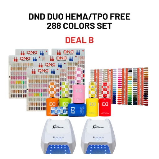 DND DUO Collection HEMA & TPO Free - Full Set 288 Colors - Free Premium Gifts