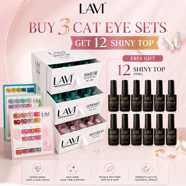 LAVI Cat Eye Kit (54 colors) - SWEETIE, SOFT BLUSH, GEMLIGHT (#91 - #144) Collection