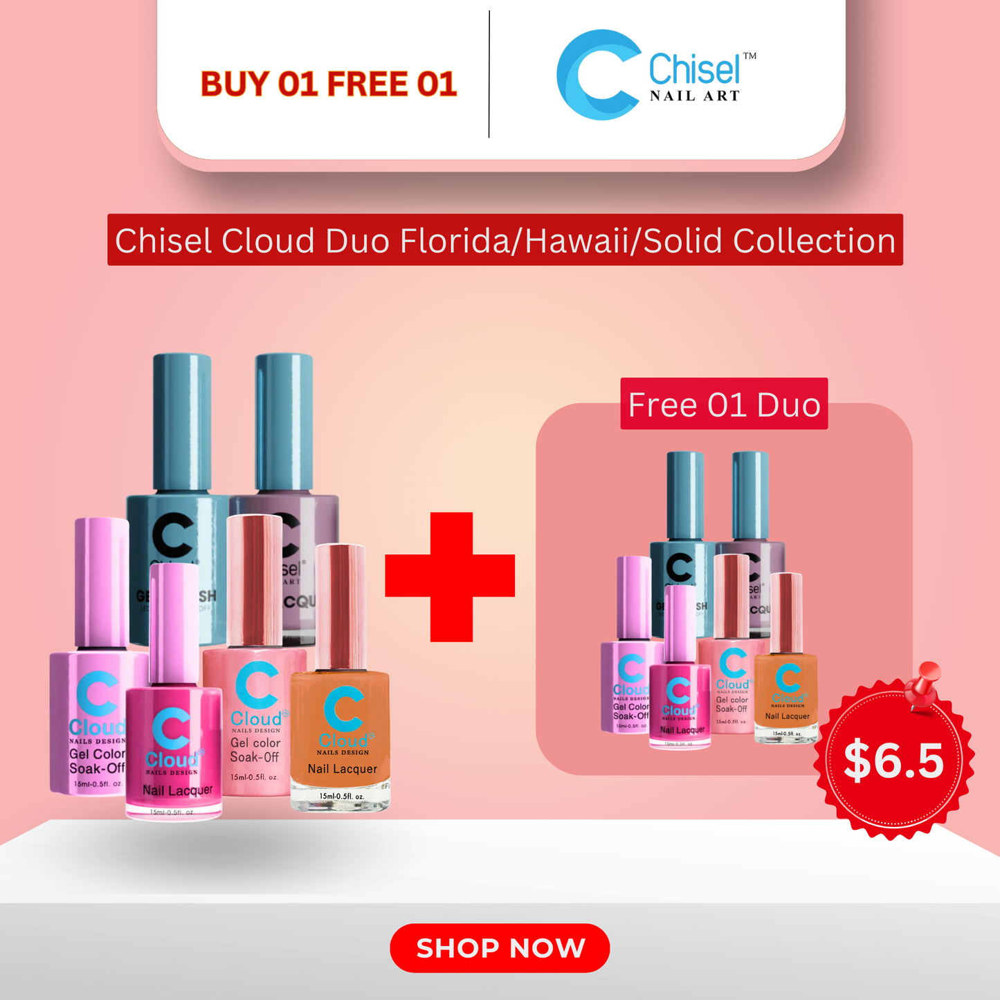 Chisel Cloud Duo Florida/Hawaii/Solid Collection