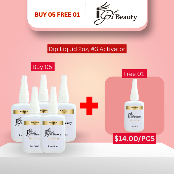 iGel Dip & Dap Foundations, 03, ACTIVATOR REFILL, 2oz - Buy 5 Free 1