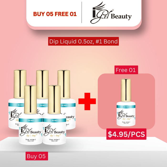 iGel Dip & Dap Foundations, 01, BOND, 0.5oz - Buy 5 Free 1
