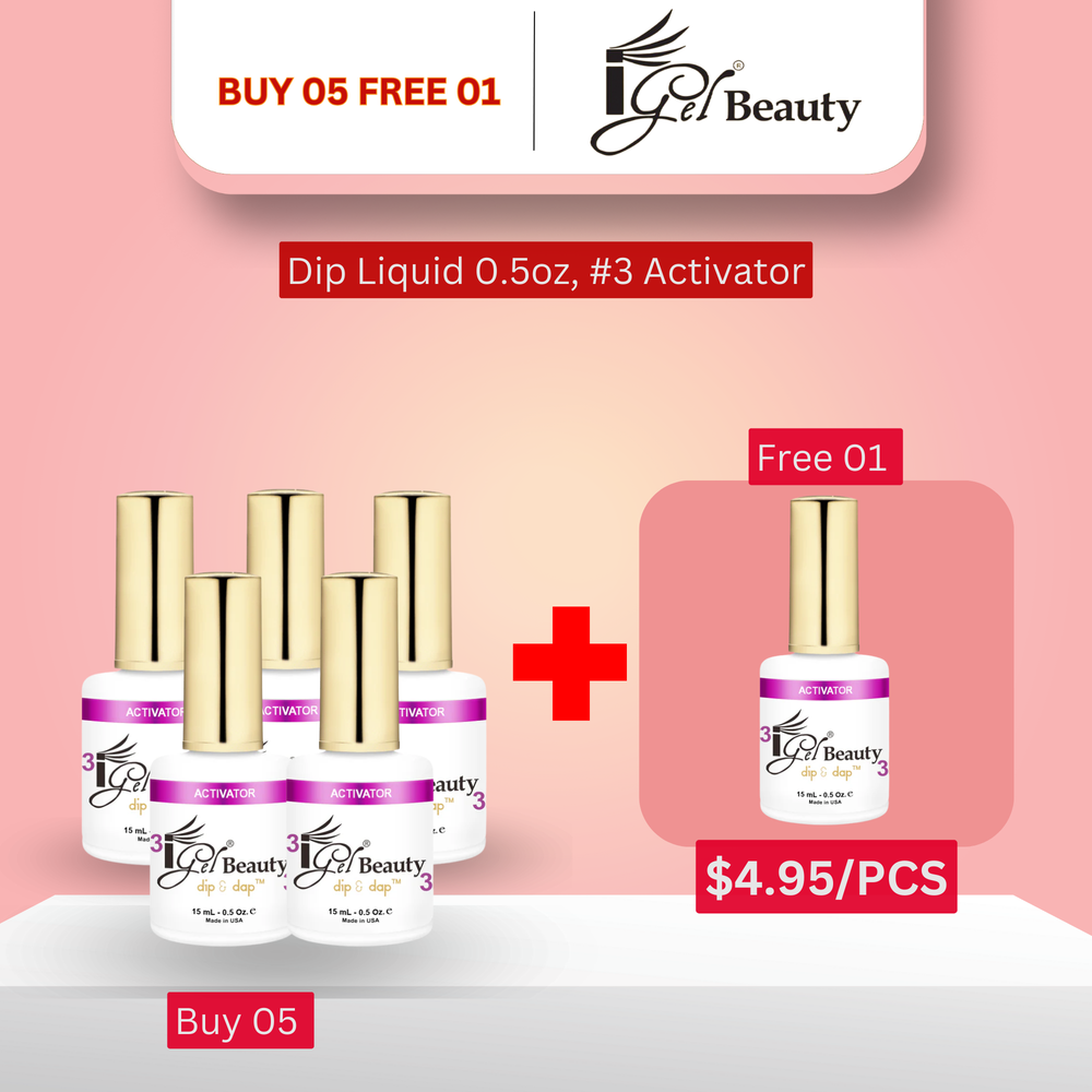 iGel Dip & Dap Foundations, 03, ACTIVATOR, 0.5oz - Buy 5 Free 1