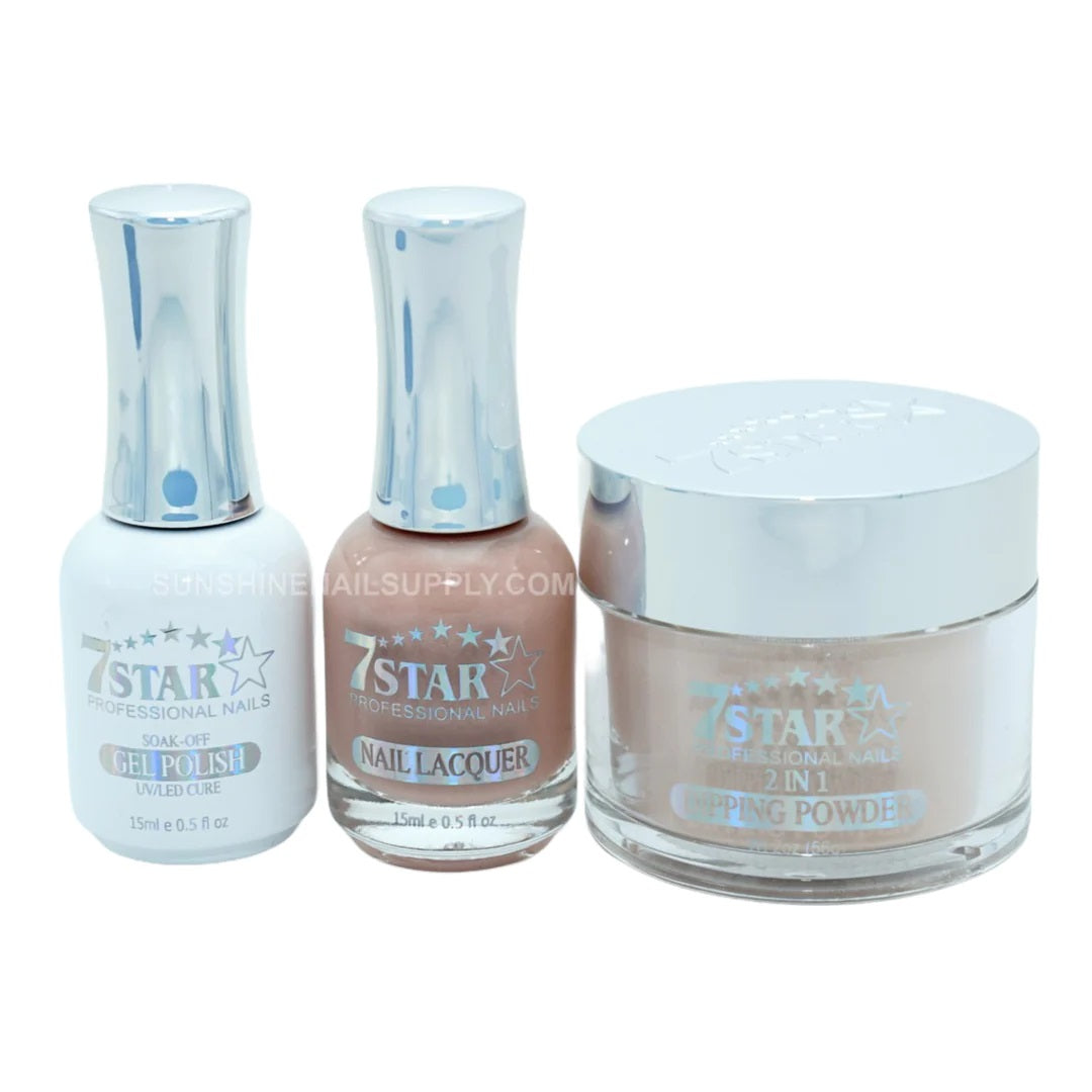 7 Star 3in1 Dipping Powder + Gel Polish + Nail Lacquer, 256