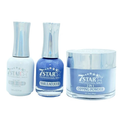 7 Star 3in1 Dipping Powder + Gel Polish + Nail Lacquer, 257