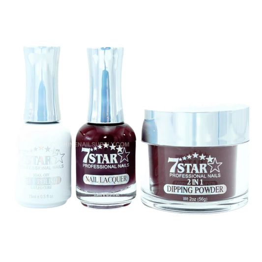 7 Star 3in1 Dipping Powder + Gel Polish + Nail Lacquer, 268