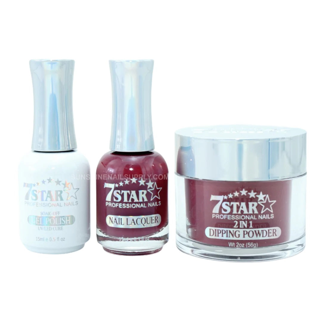 7 Star 3in1 Dipping Powder + Gel Polish + Nail Lacquer, 278