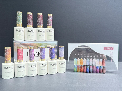 HANG Counter Display Color Chart - Disco Glamour Cat Eye (#51-#60) Collection