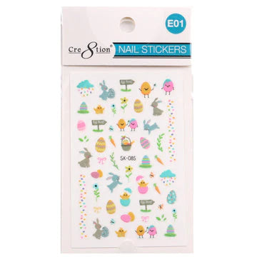 Cre8tion Nail Art - Sticker EASTER (10 Styles) Collection 000