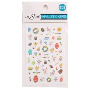 Cre8tion Nail Art - Sticker EASTER (10 Styles) Collection - E02