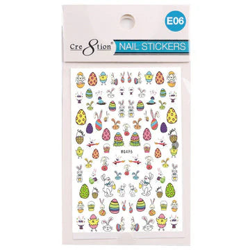 Cre8tion Nail Art - Sticker EASTER (10 Styles) Collection 000
