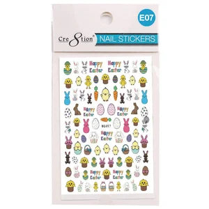 Cre8tion Nail Art - Sticker EASTER (10 Styles) Collection - E07