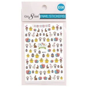 Cre8tion Nail Art - Sticker EASTER (10 Styles) Collection - E08
