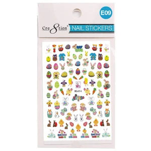 Cre8tion Nail Art - Sticker EASTER (10 Styles) Collection - E09