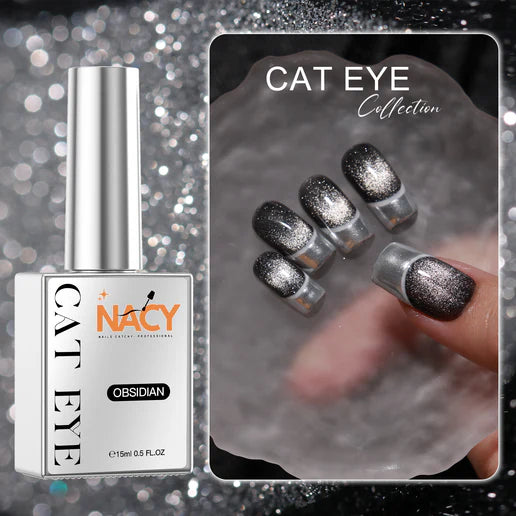 NACY Obsidian Black Cat Eye Gel 0.5oz - 003