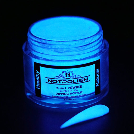 Not Polish Acrylic/Dipping Powder, Glow In The Dark Collection, G17, Juicy Berry, 2oz