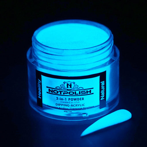 Not Polish Acrylic/Dipping Powder, Glow In The Dark Collection, G22, High Tide, 2oz