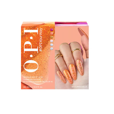 OPI Gel, Your Way Spring Collection 2024, Add On Kit 1, Full set of 6 colors, 0.5oz