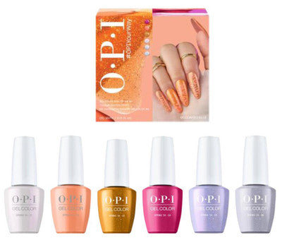 OPI Gel, Your Way Spring Collection 2024, Add On Kit 1, Full set of 6 colors, 0.5oz