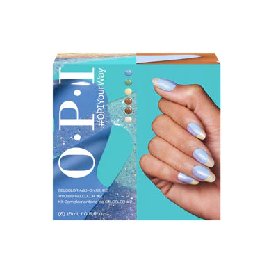 OPI Gel, Your Way Spring Collection 2024, Add On Kit 2, Full set of 6 colors, 0.5oz