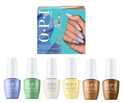 OPI Gel, Your Way Spring Collection 2024, Add On Kit 2, Full set of 6 colors, 0.5oz