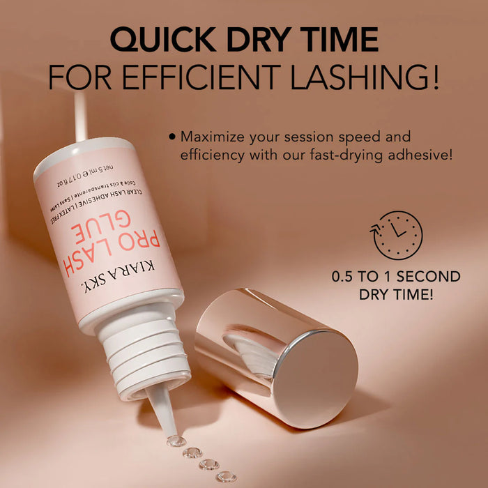 Kiara Sky Pro Lash Glue 0.17oz, Clear
