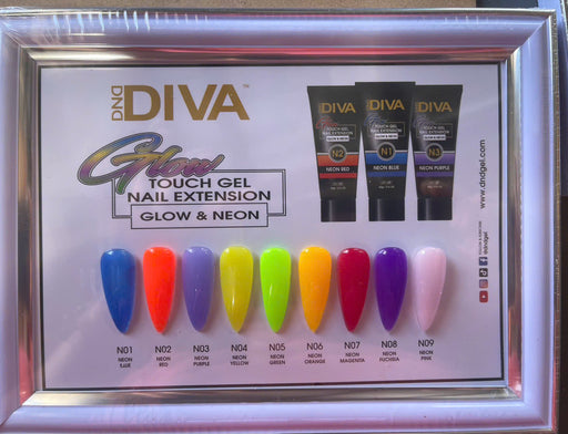 DND Diva 2oz GLOW Touch Gel Collection 000