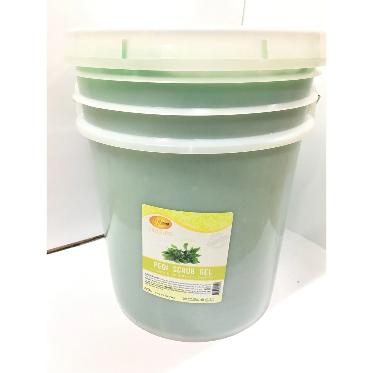 SpaRedi Pedi Scrub Gel, Green Tea (New), 5Gal, 36169 OK0325MD