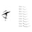 Hami Synthetic Eyelash Extension Single, J Curl, 0.2 x 14mm, 50219 OK1010VD