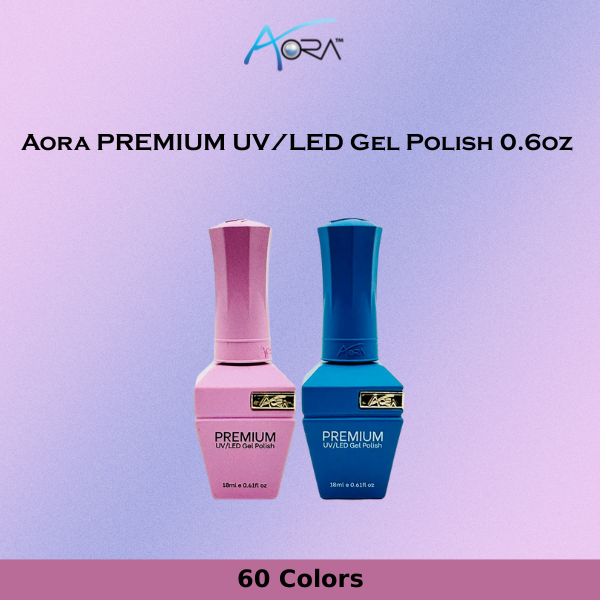 Aora PREMIUM UV/LED Gel Polish 0.6oz (60 Colors) Collection 000