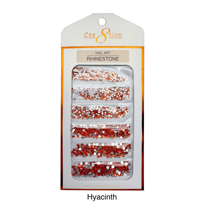 Cre8tion Rhinestone Nail Art - Hyacinth (Pk: 80 pcs/pack)